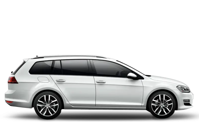 White Modern Station Wagon Car
