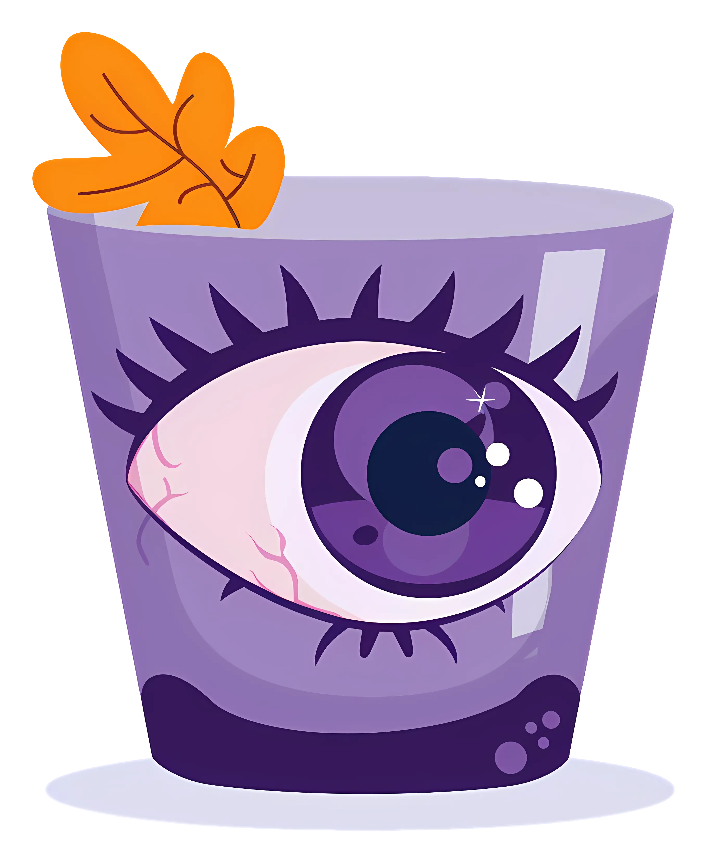 Spooky Purple Eyeball Drink for Halloween