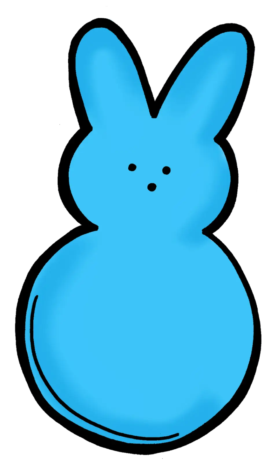 Adorable Blue Bunny Toy