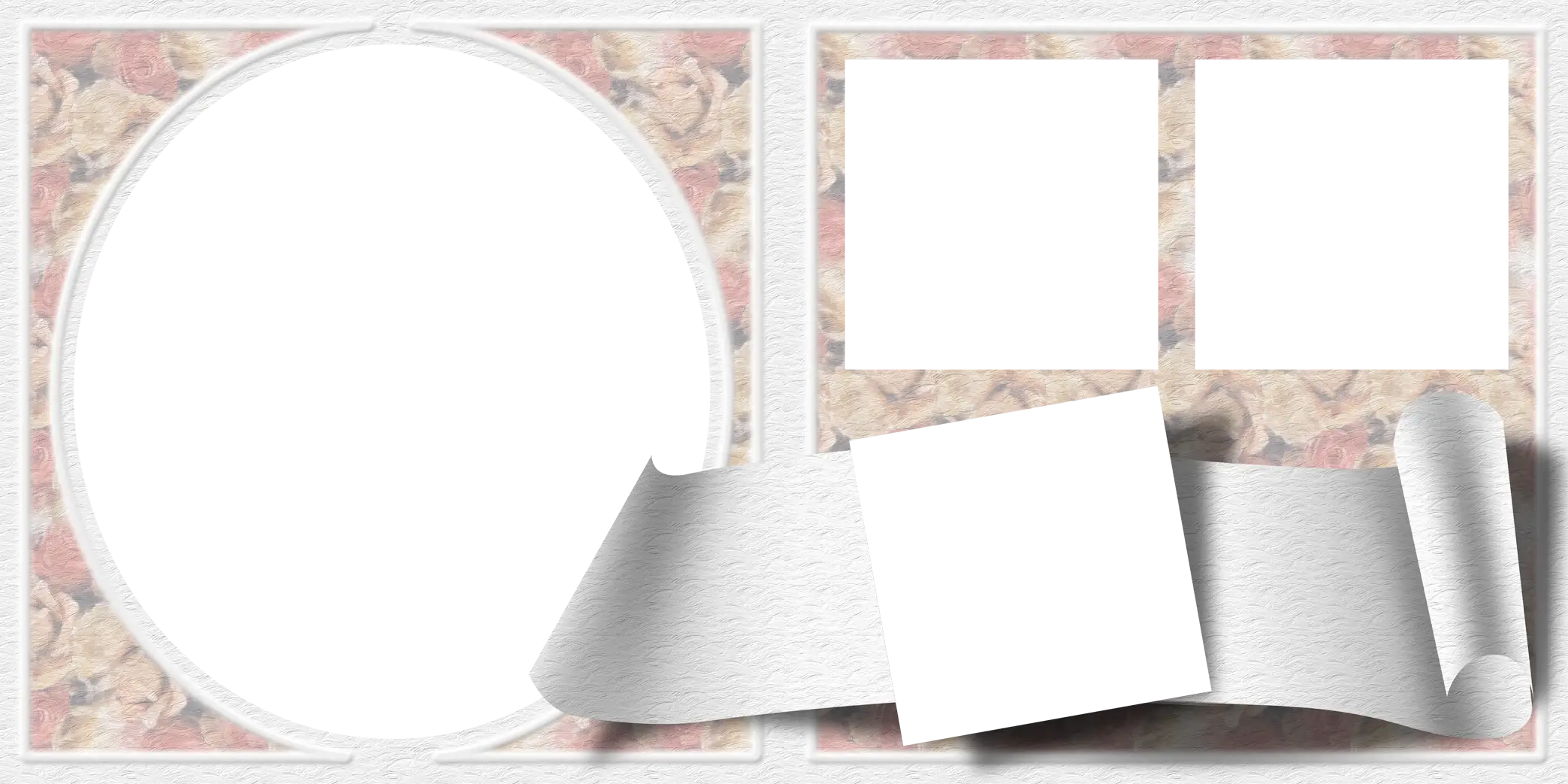 Photo Collage Frame with Ribbon