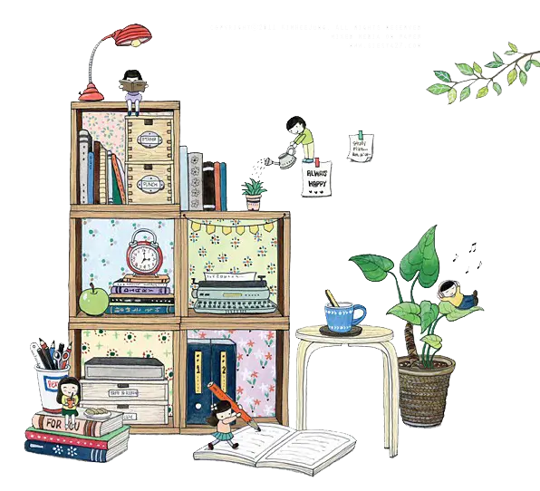 Decorative Bookshelf