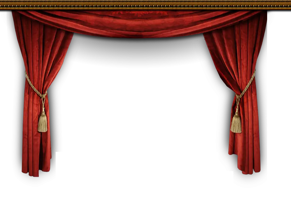 Luxurious Red Theater Curtains