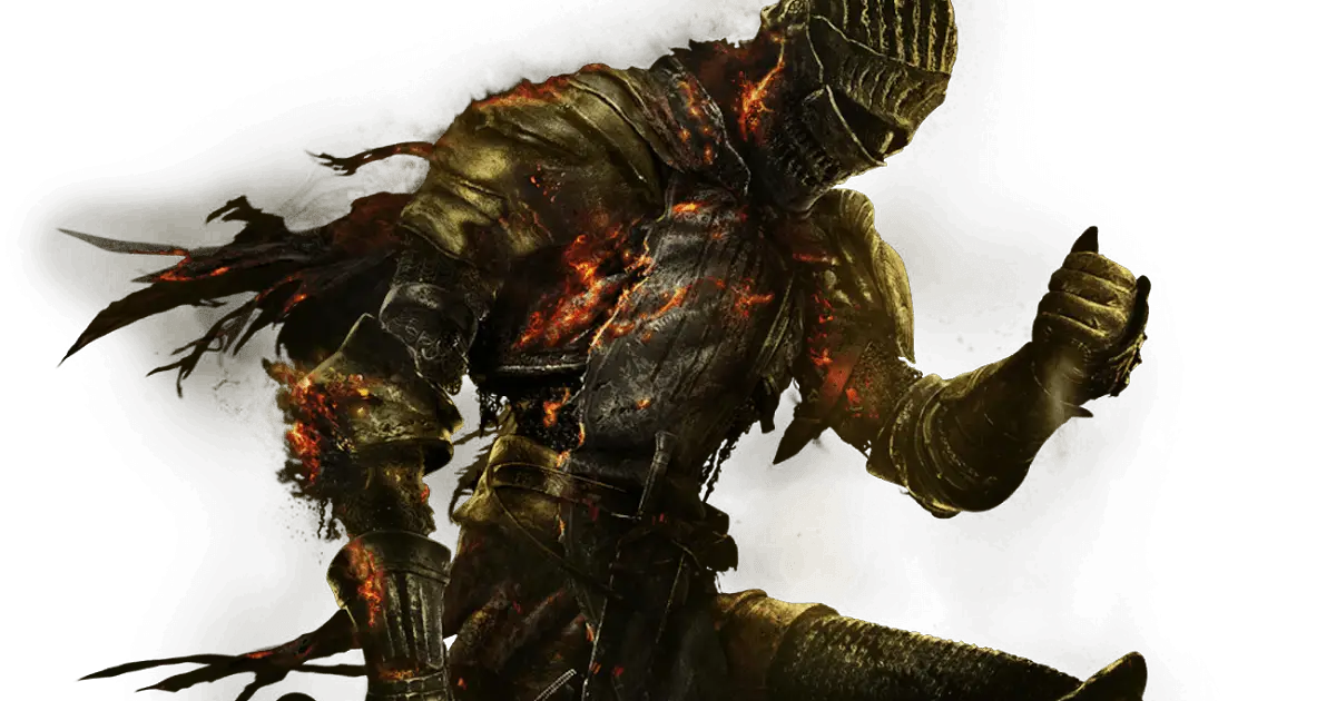Fiery Armored Knight