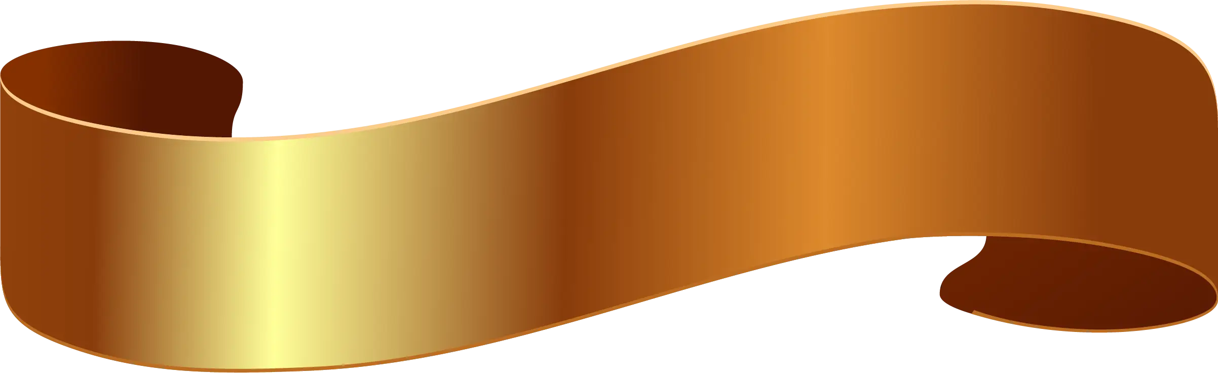 Golden Brown Decorative Ribbon