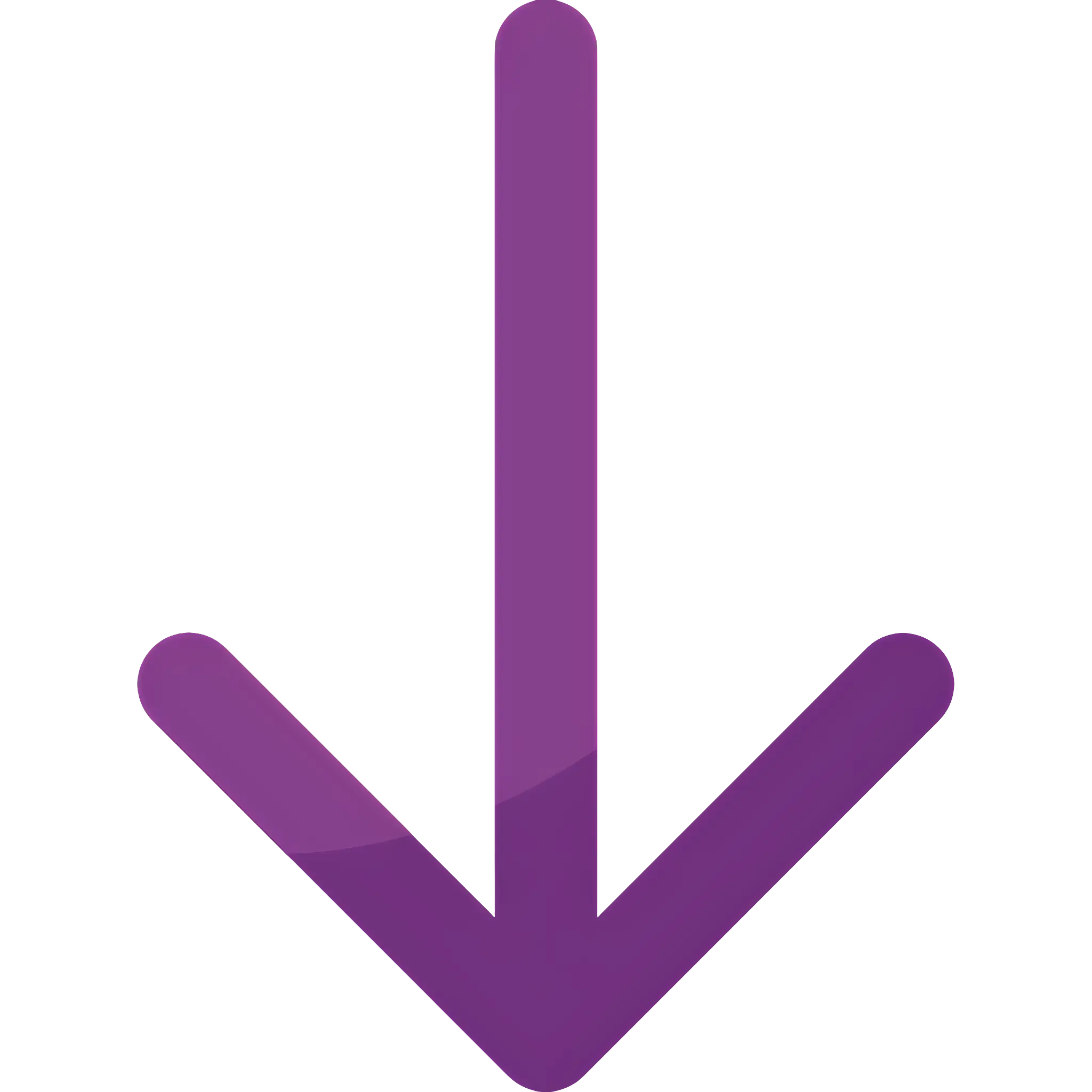 Purple Downward Arrow Symbol