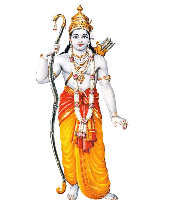 Illustration of Ram with Bow and Garland