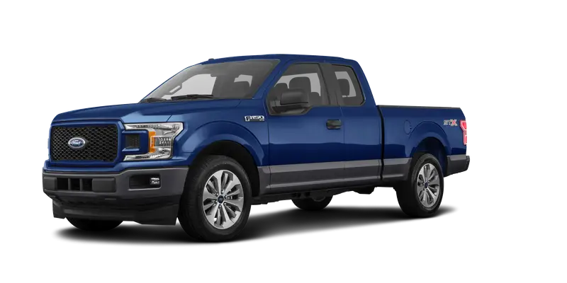 Blue Pickup Truck Illustration