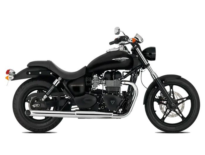Stylish Black Cruiser Motorcycle