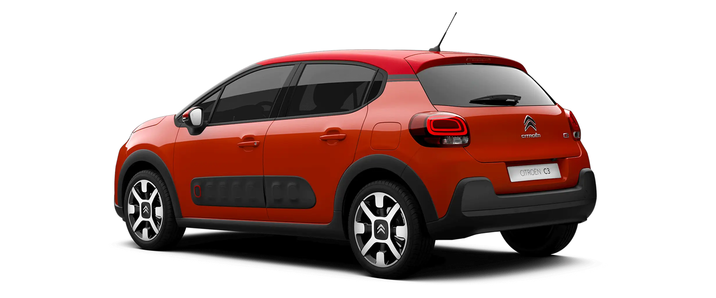 Red Compact Hatchback Car