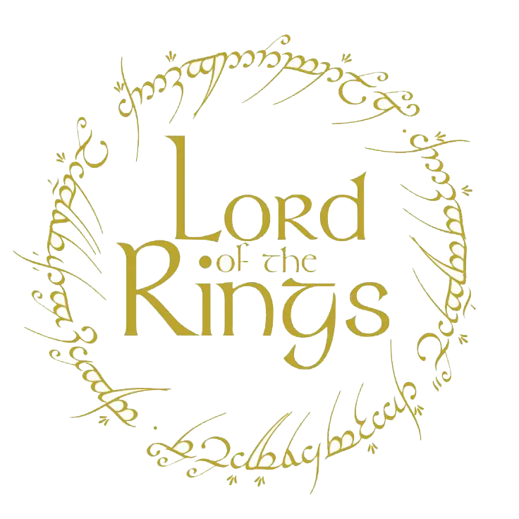 Lord of the Rings Logo with Elvish Script