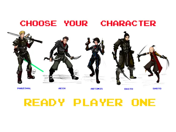 Ready Player One Character Selection