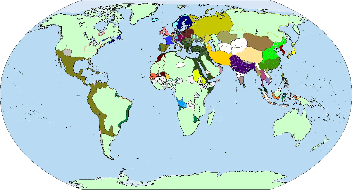 World Map with Countries
