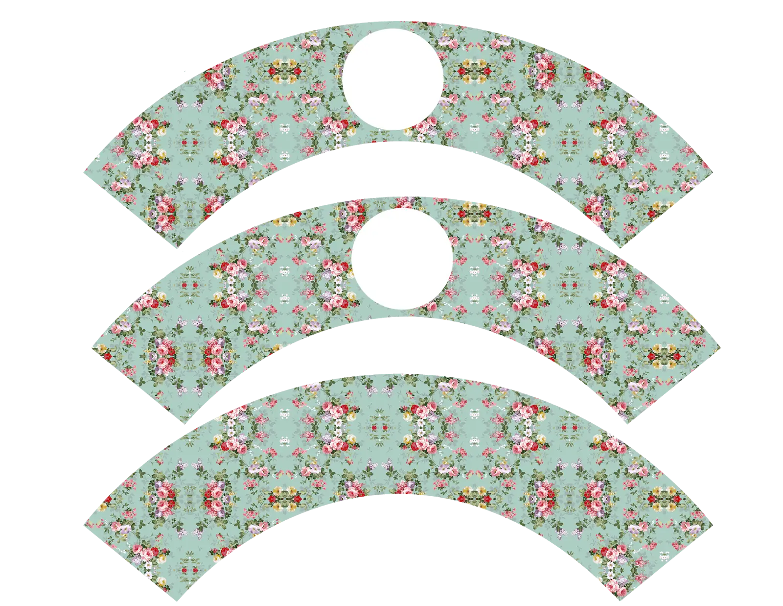 Floral Pattern WiFi Symbol