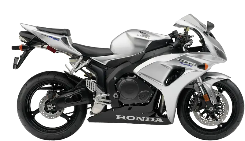 Silver Sport Motorcycle Design