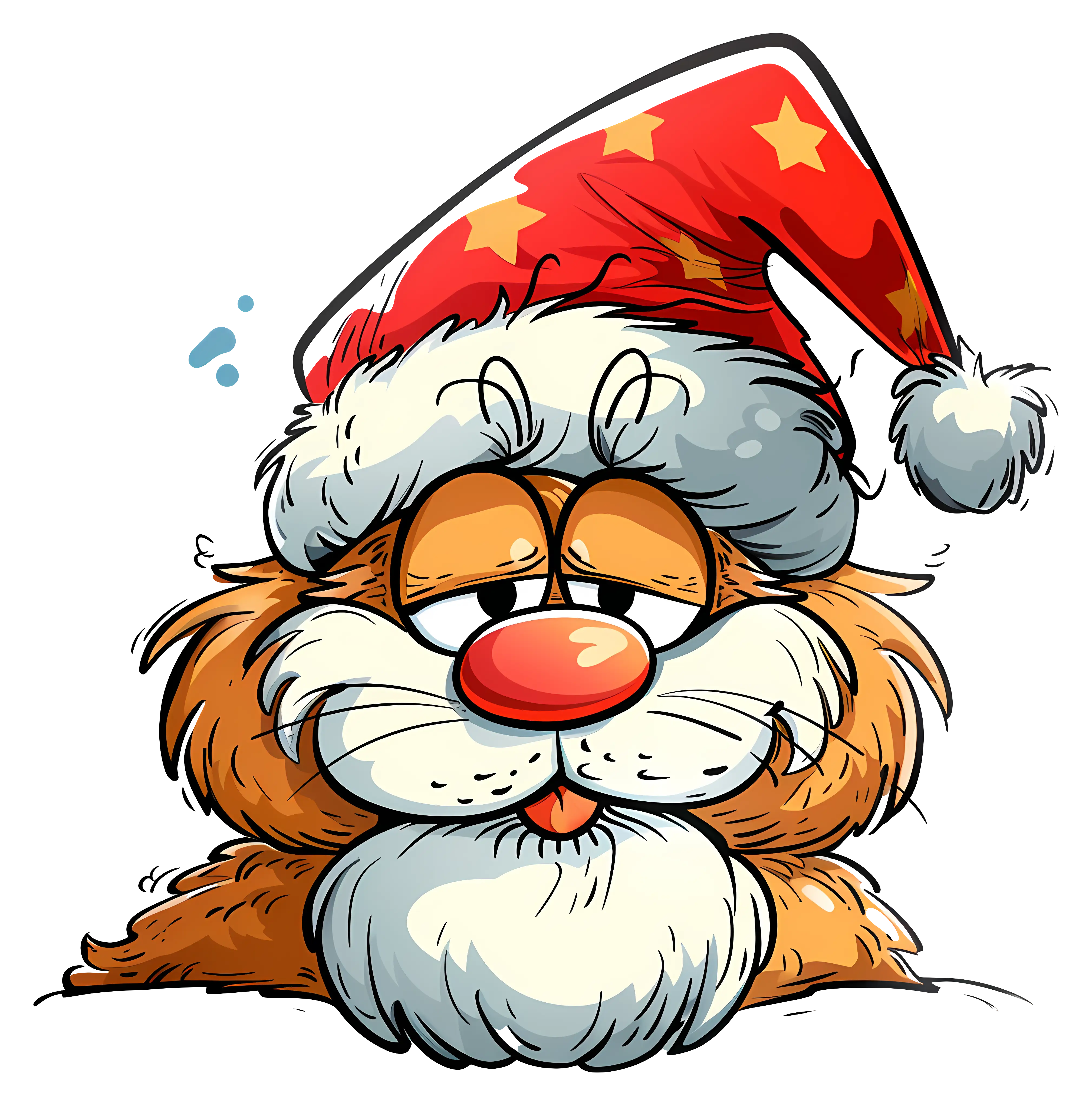 Festive Santa Cat