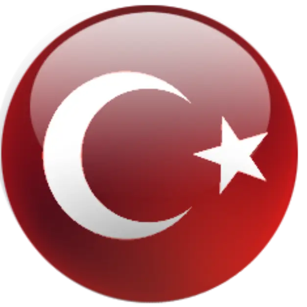 Circular Turkey Flag Icon
