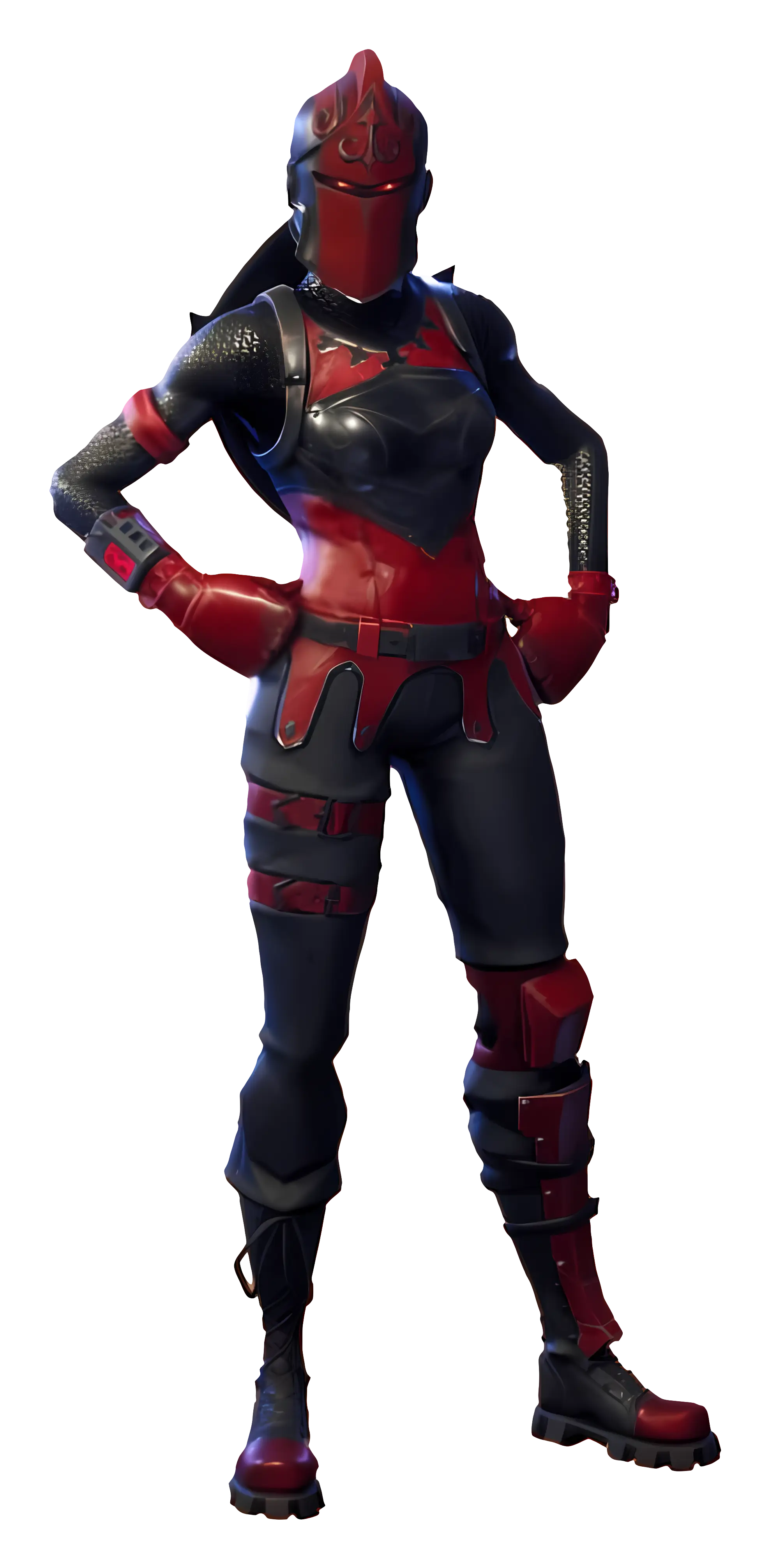 Red Knight in Battle Armor