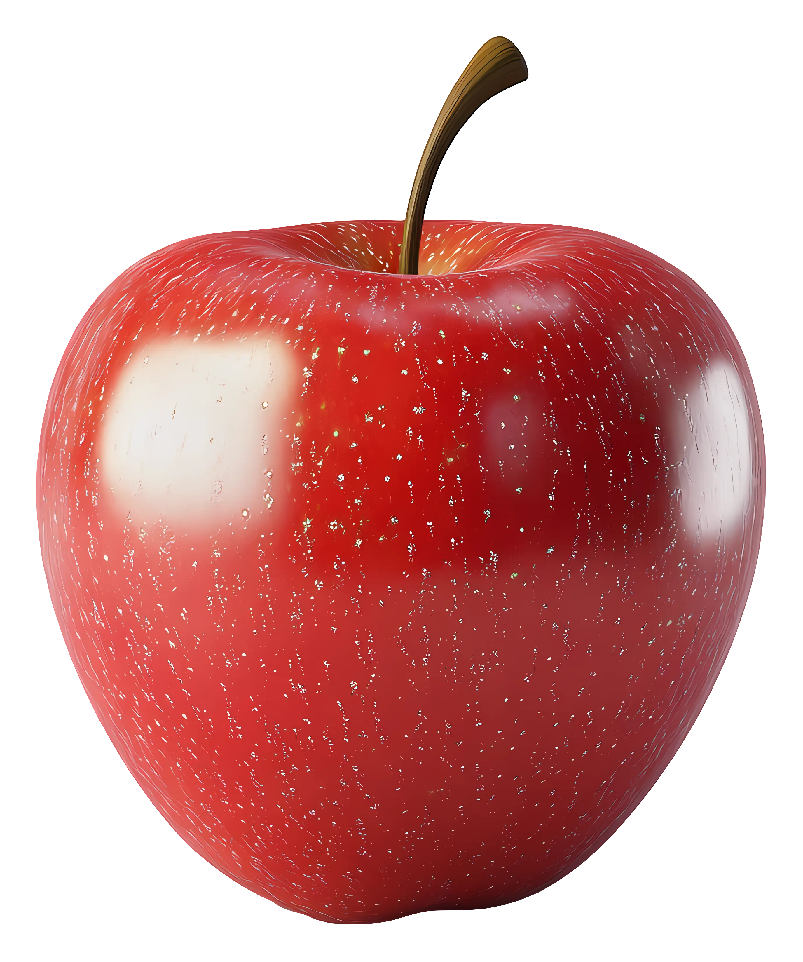 Fresh Red Apple Illustration
