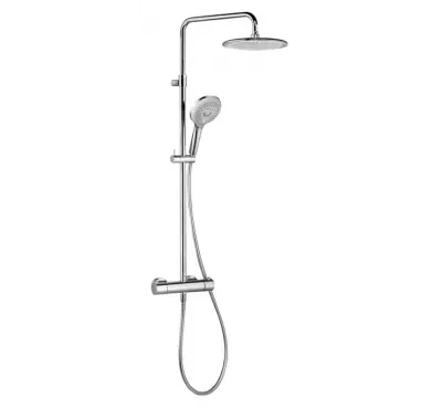 Silver Modern Shower System