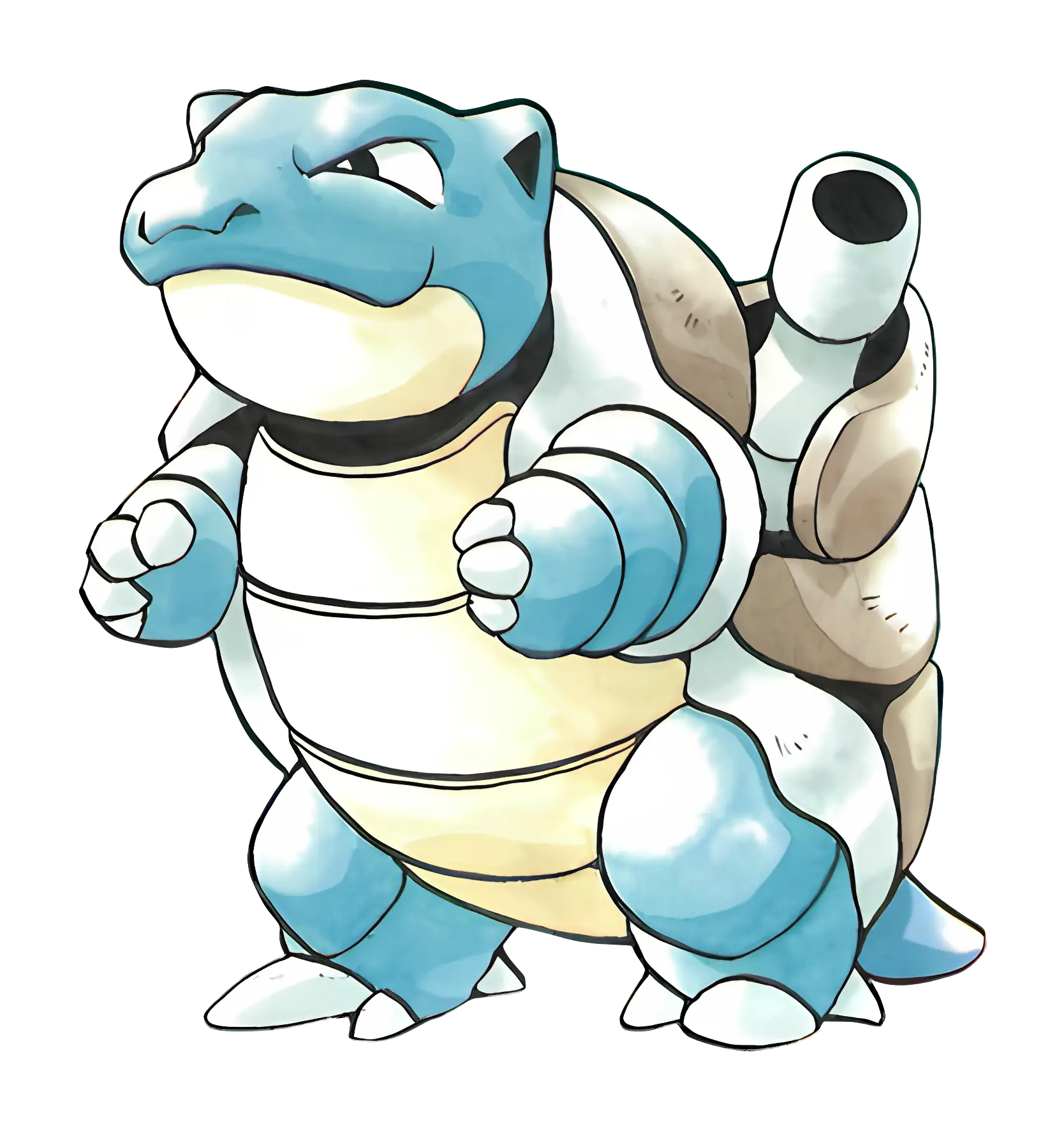 Blue Turtle with Cannons Ready for Action