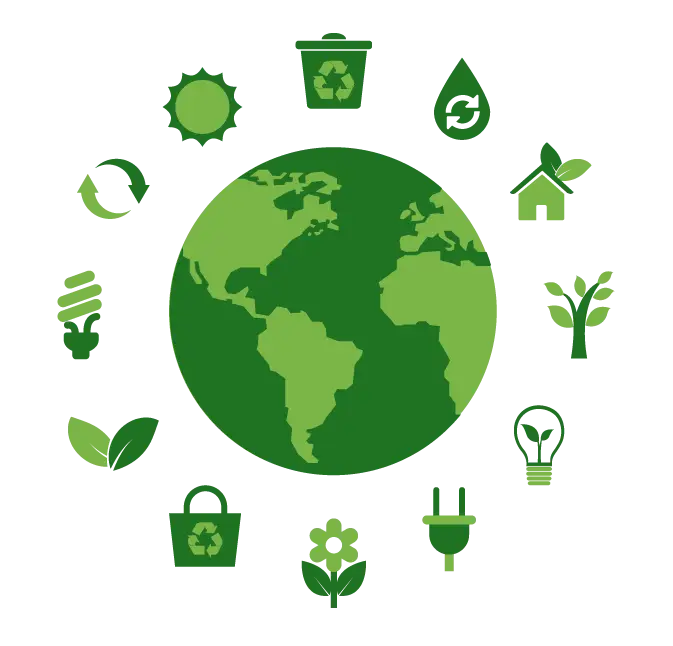 Green Earth Eco-Friendly Icon Design