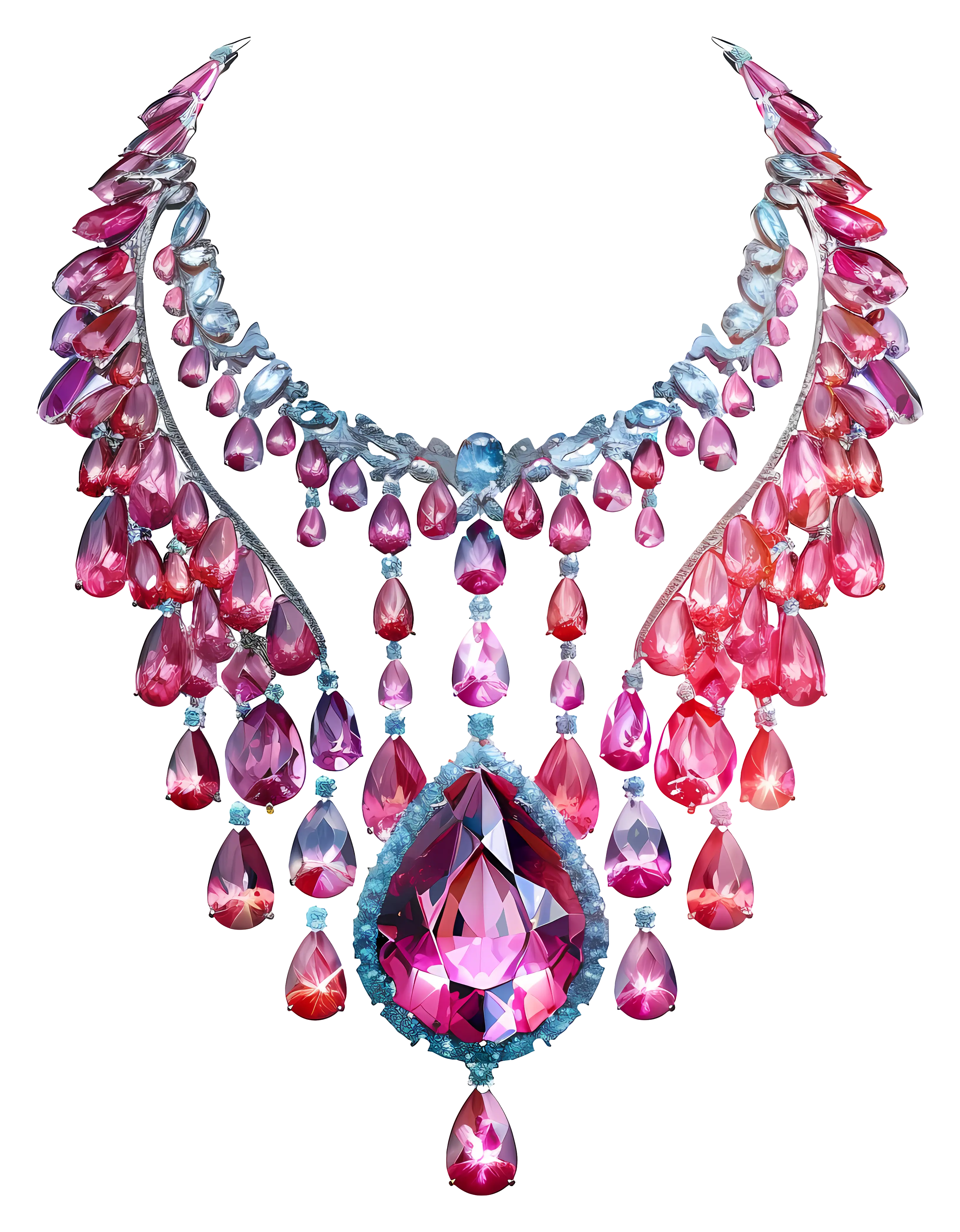 Colorful Gemstone Necklace