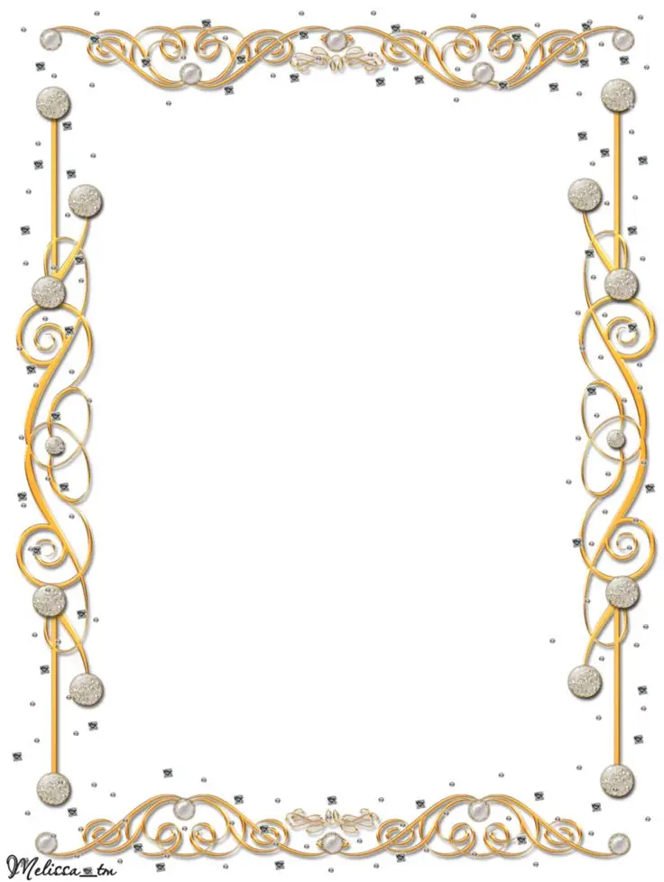 Elegant Golden Frame