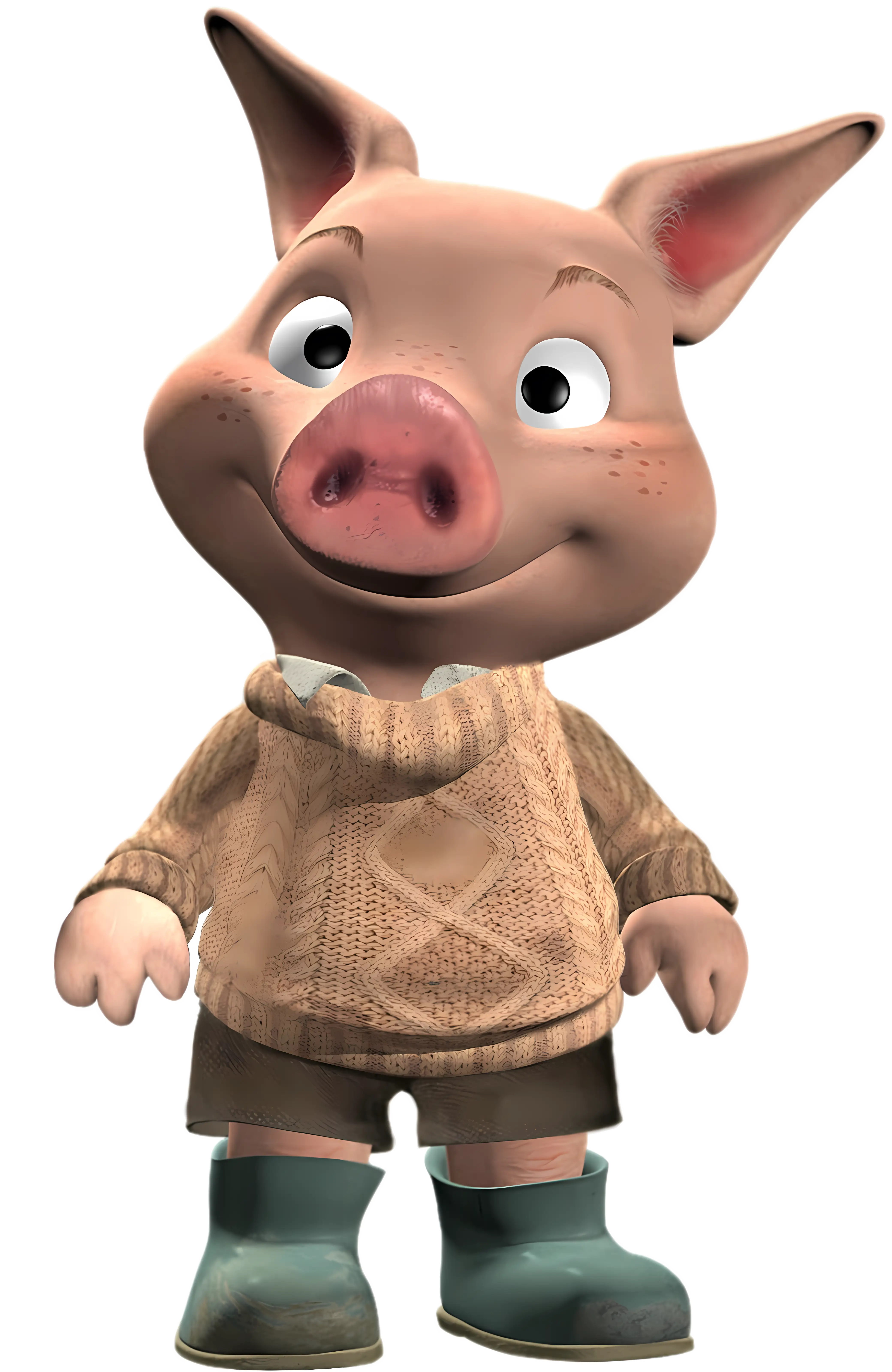 Cute Cartoon Piglet Character