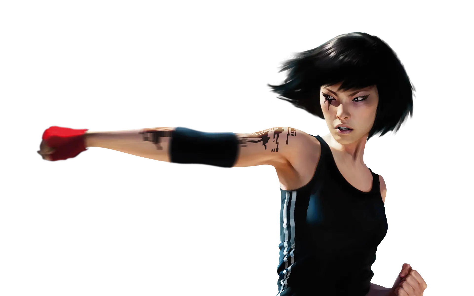 Fierce Fighter in Action