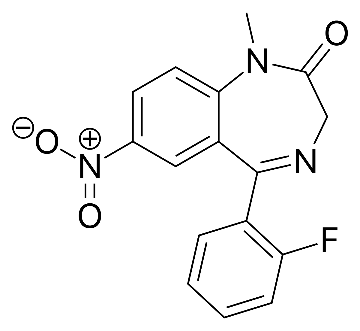 Diagram of a Chemical Compound Structure