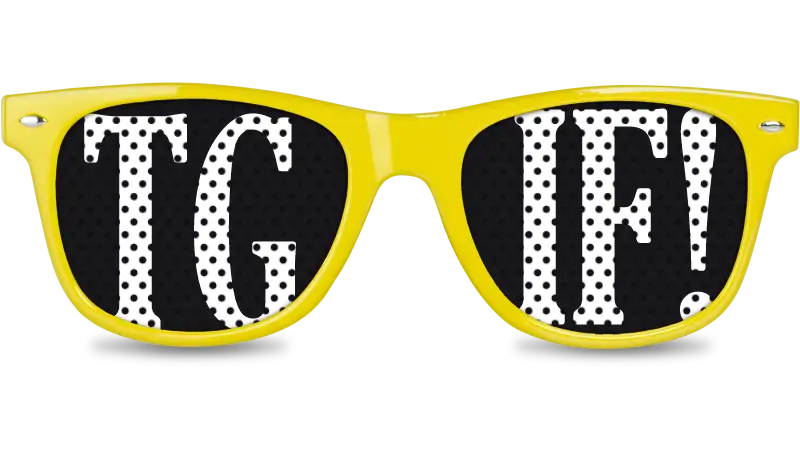 Yellow TGIF Sunglasses