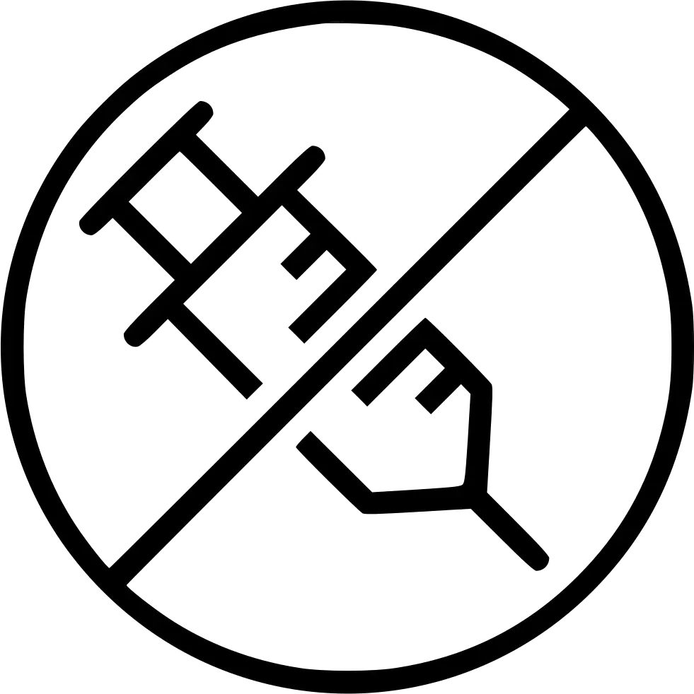 No Injection Healthcare Symbol Design