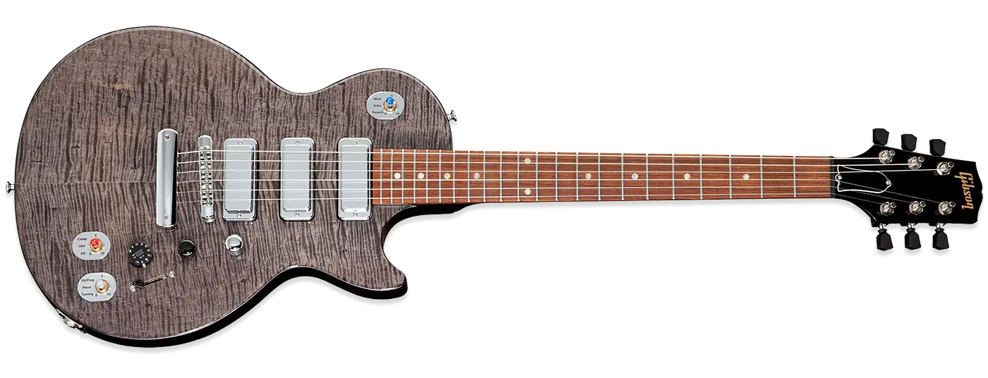 Brown Electric Guitar with Polished Surface