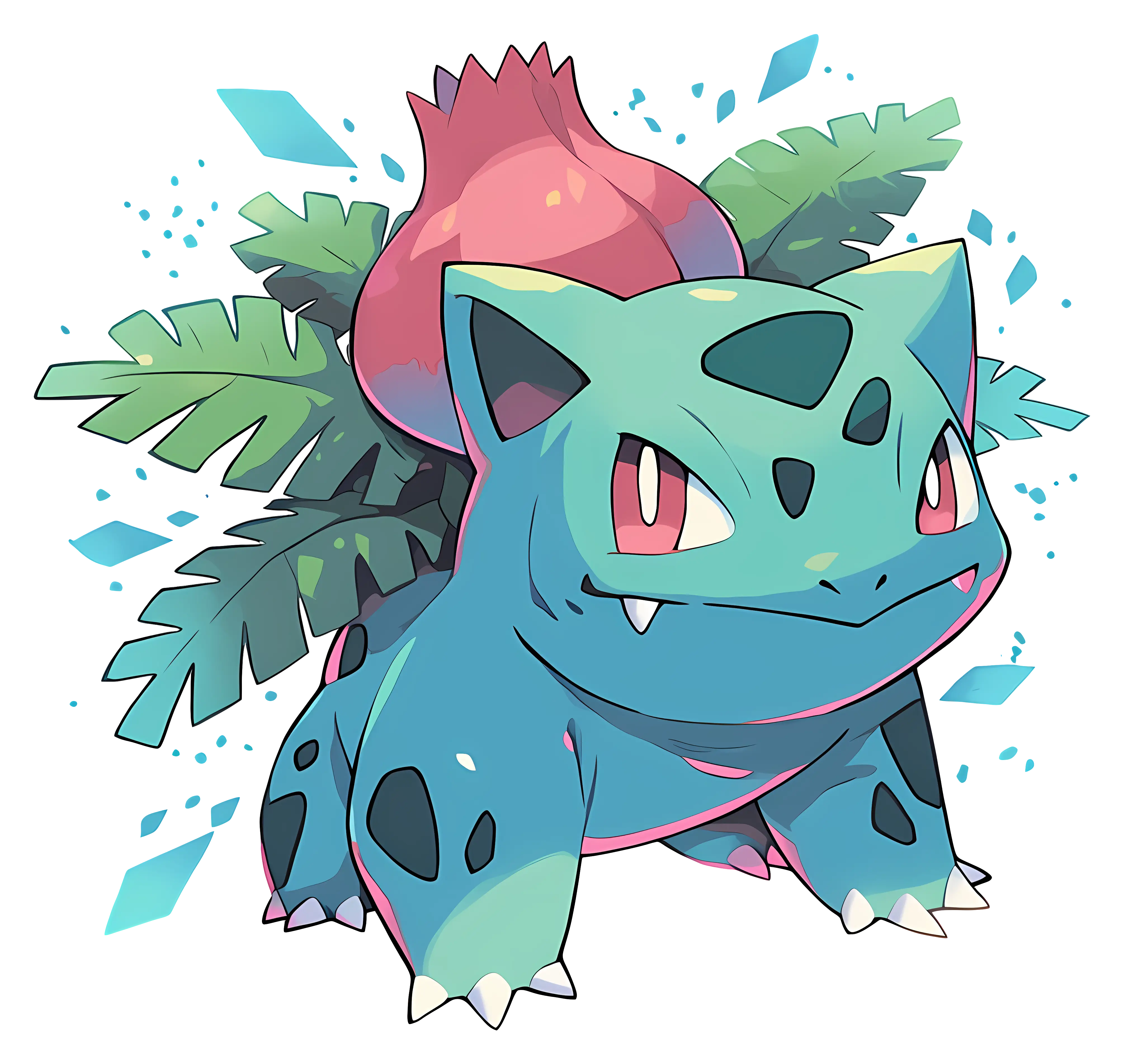 Ivysaur PokÃ©mon Cartoon Artwork