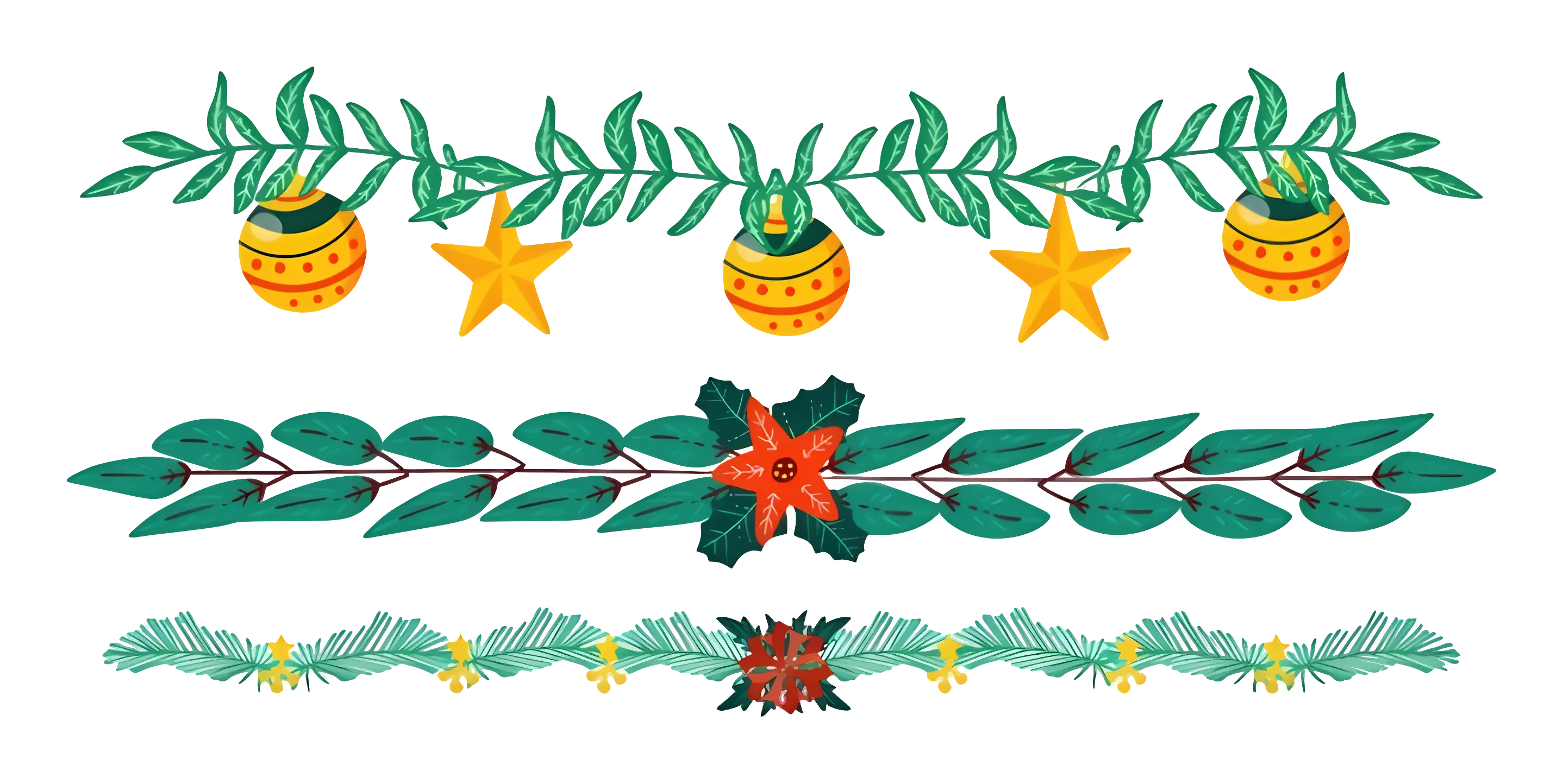 Festive Christmas Garland Decorations