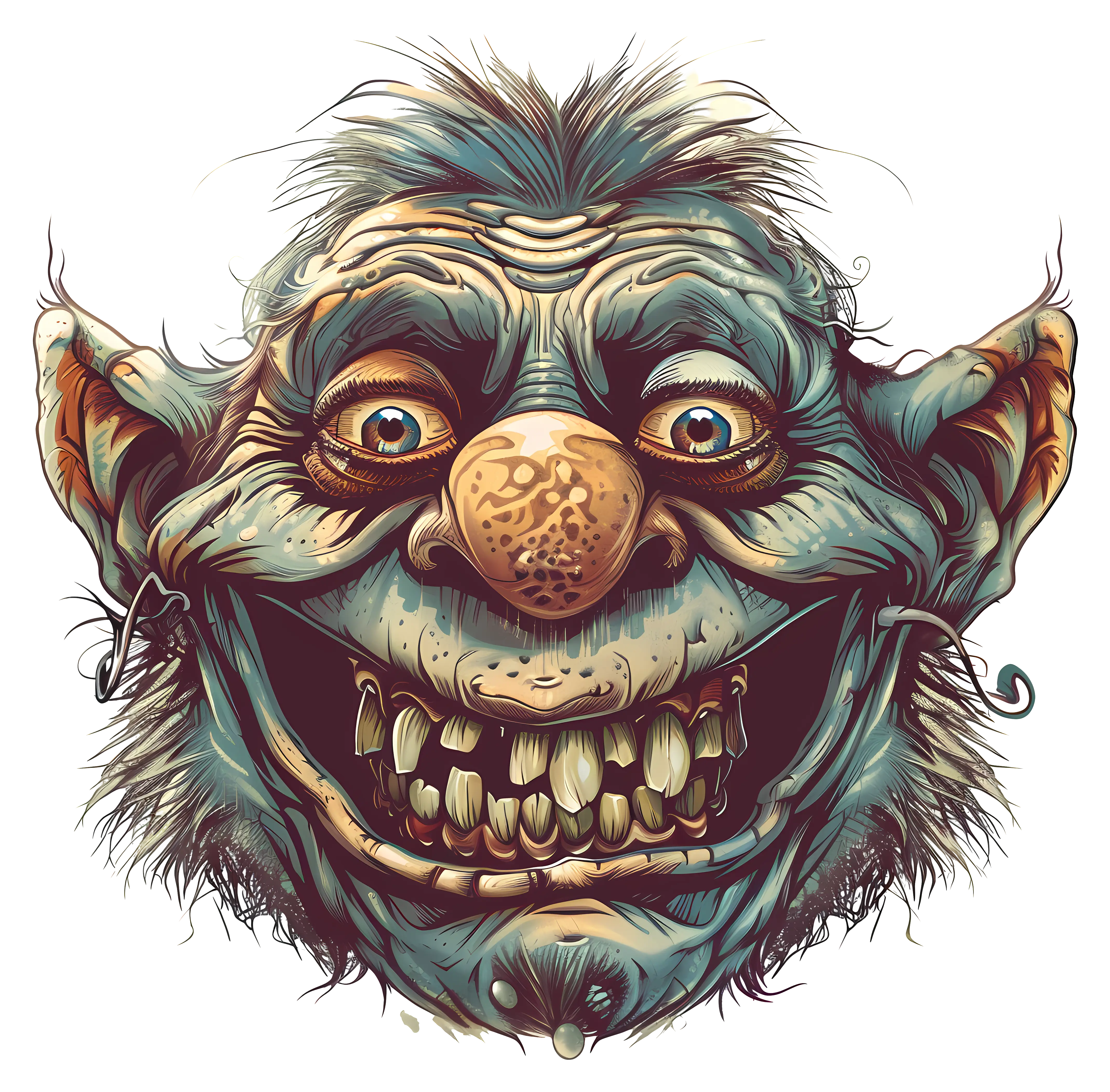 Grinning Troll Face