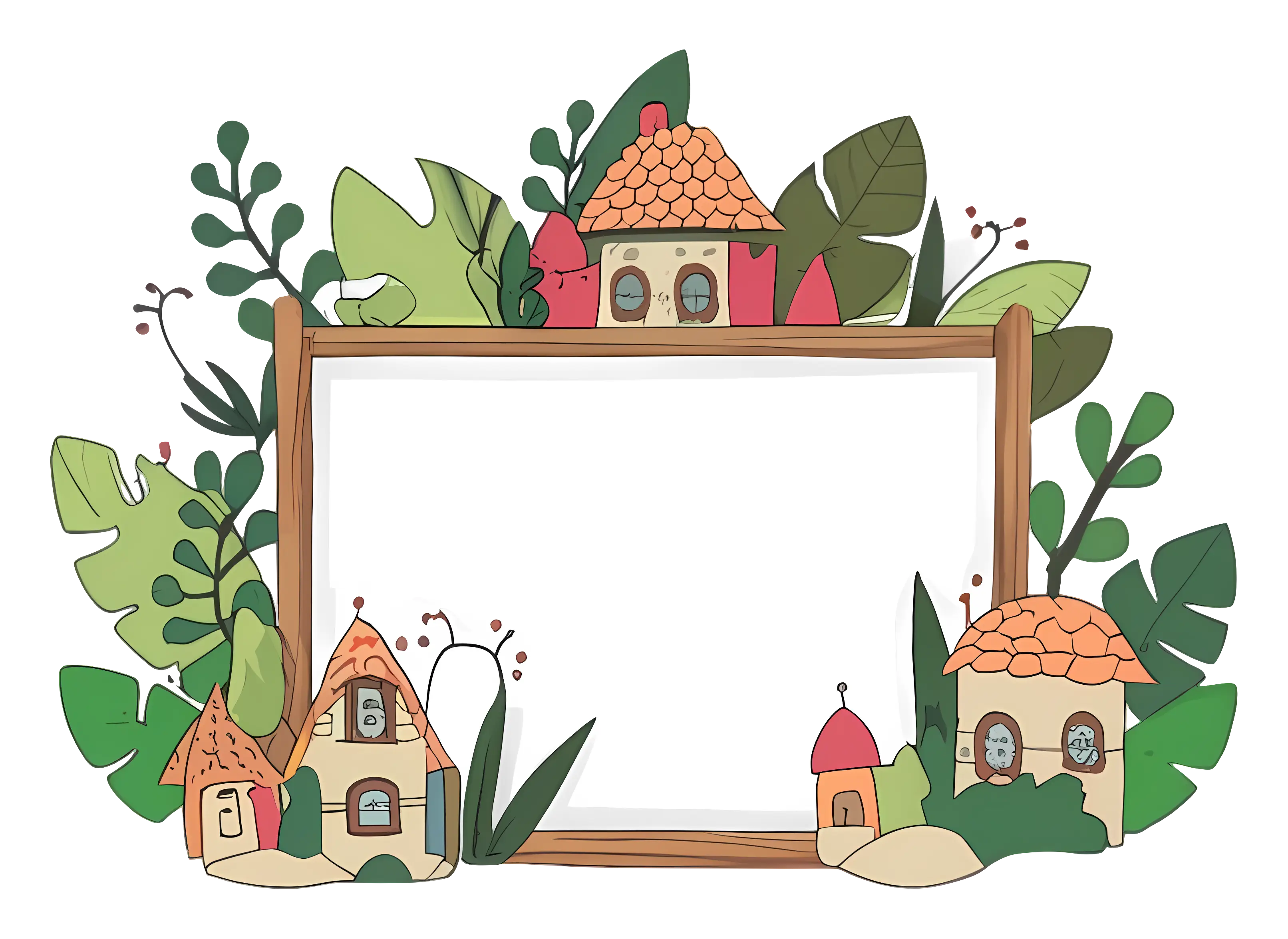 Small Cute Doodle Houses