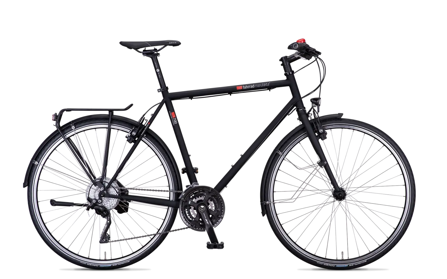 Black Bicycle with Accessories