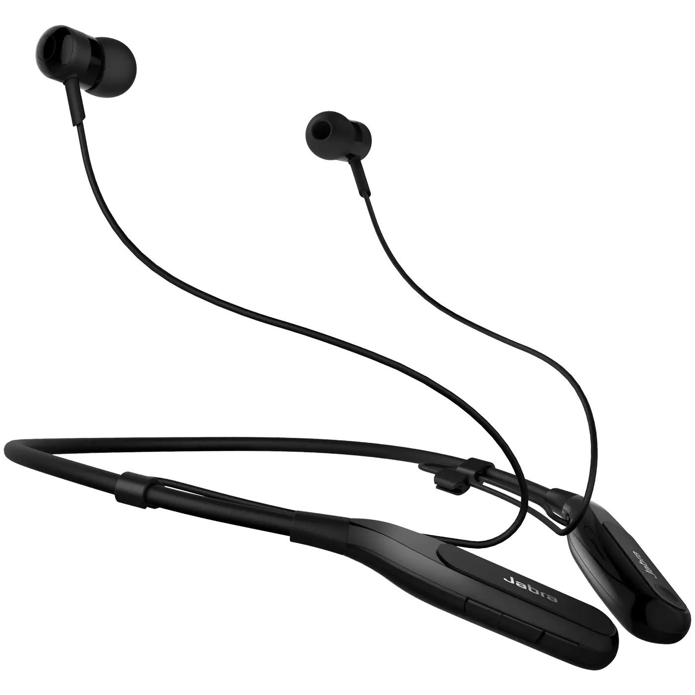Black Wireless Neckband Headphones