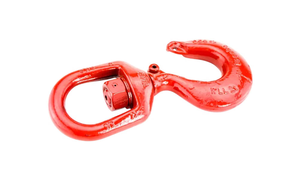Red Heavy-Duty Lifting Hook