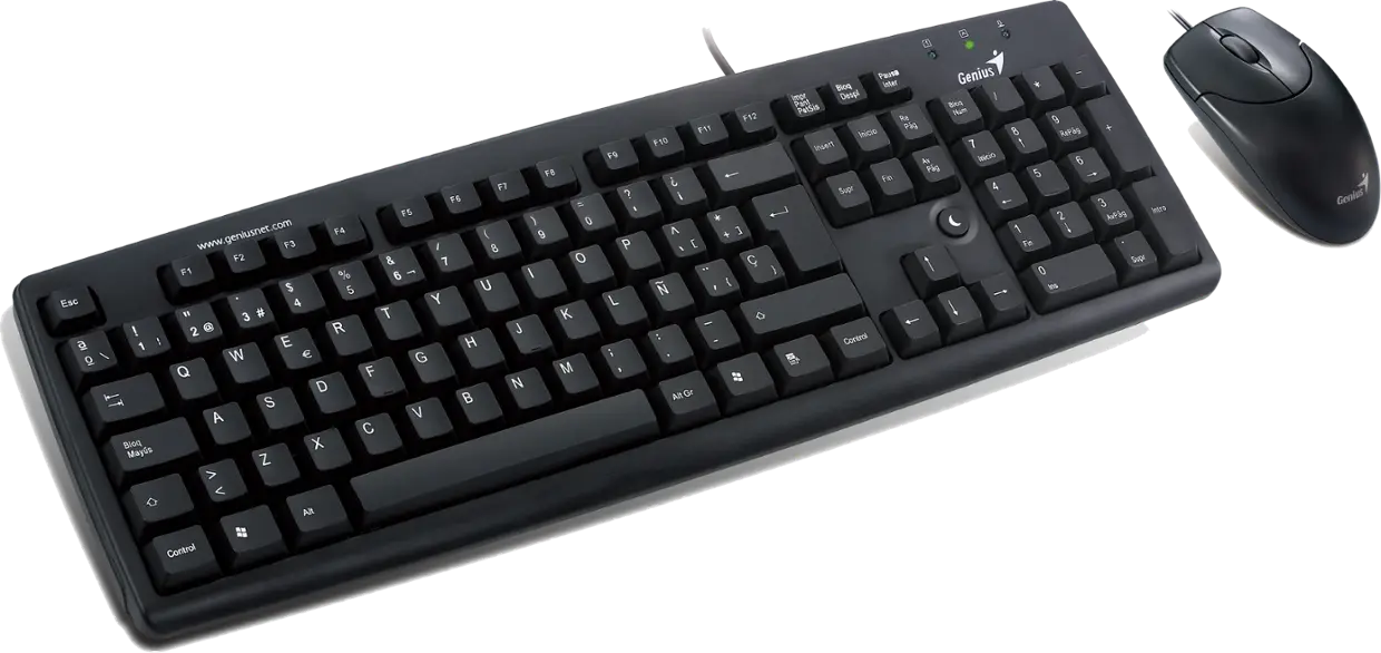 Black Keyboard and Mouse Set for Computers