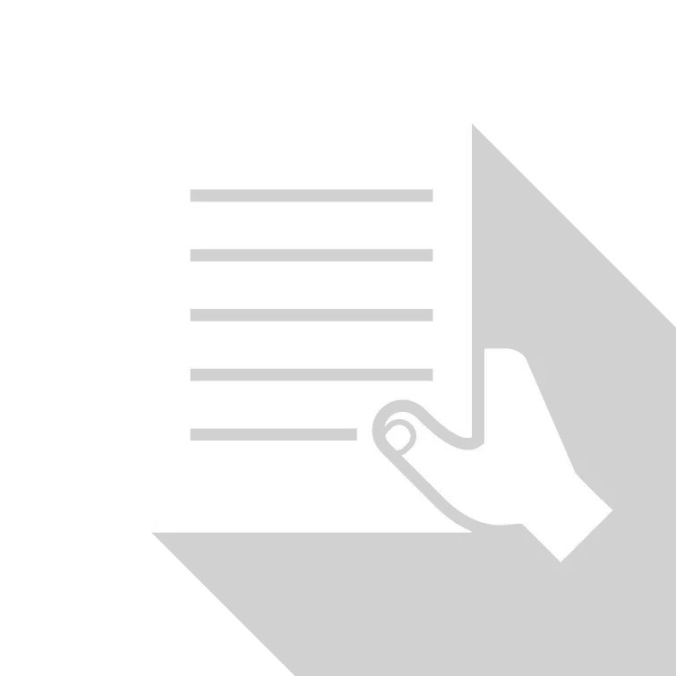 Document Icon in Hand