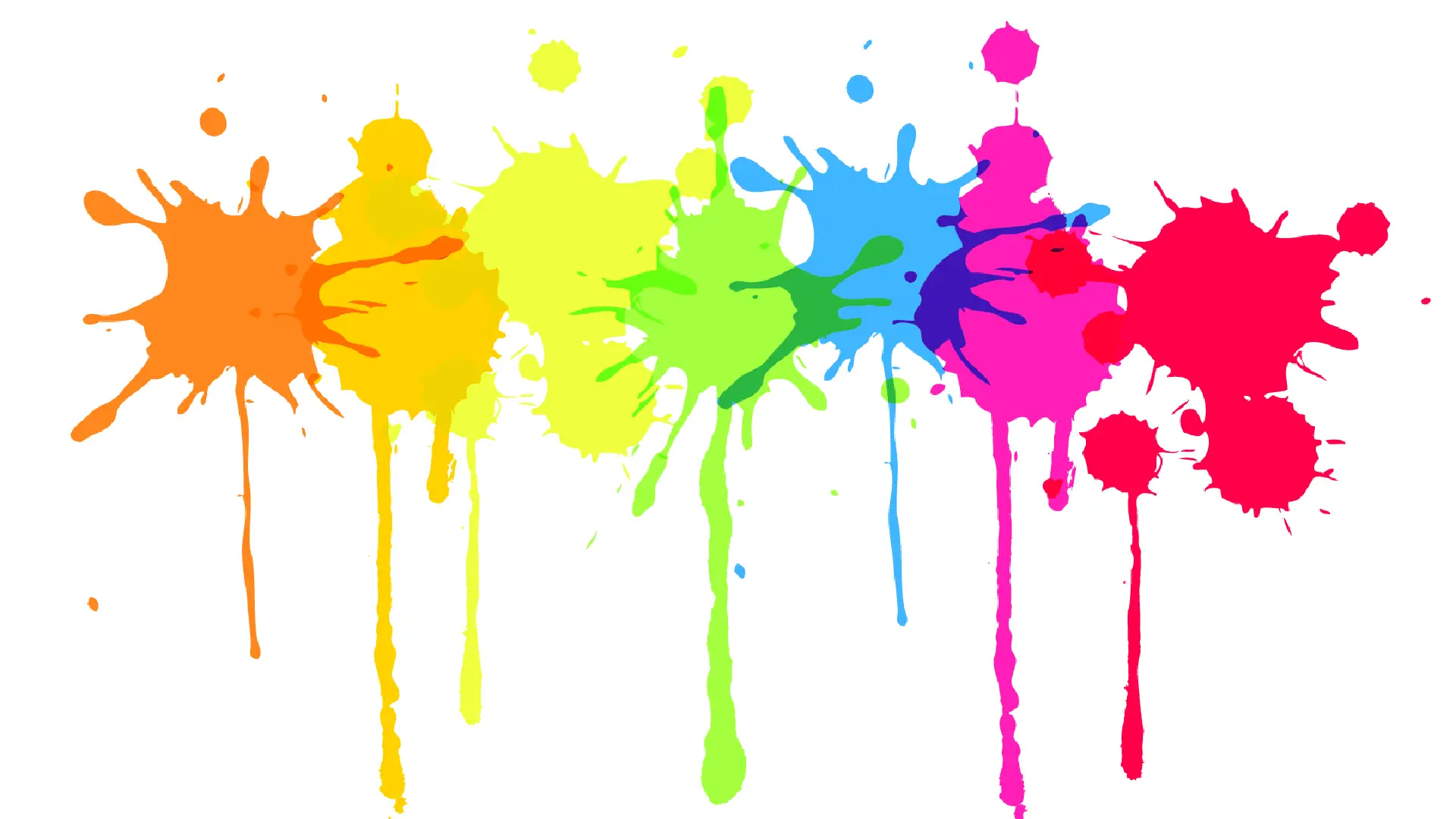 Colorful Paint Splashes