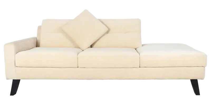 Modern Cream-Colored Sofa Design