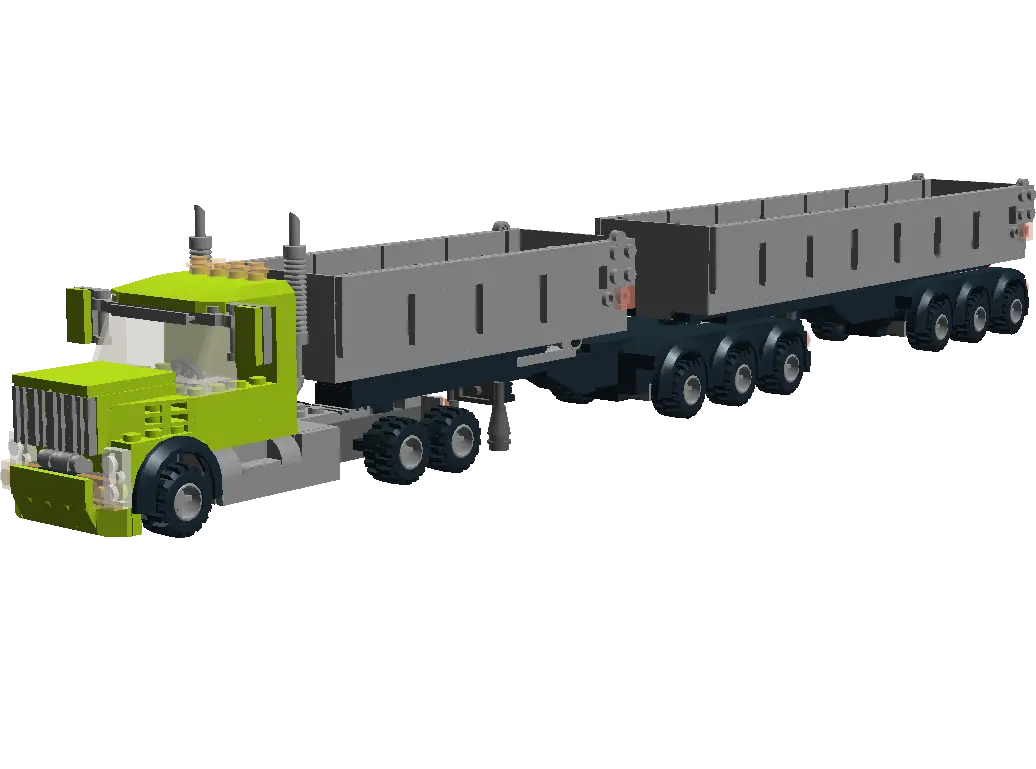 LEGO Green and Gray Truck Toy Construction Set