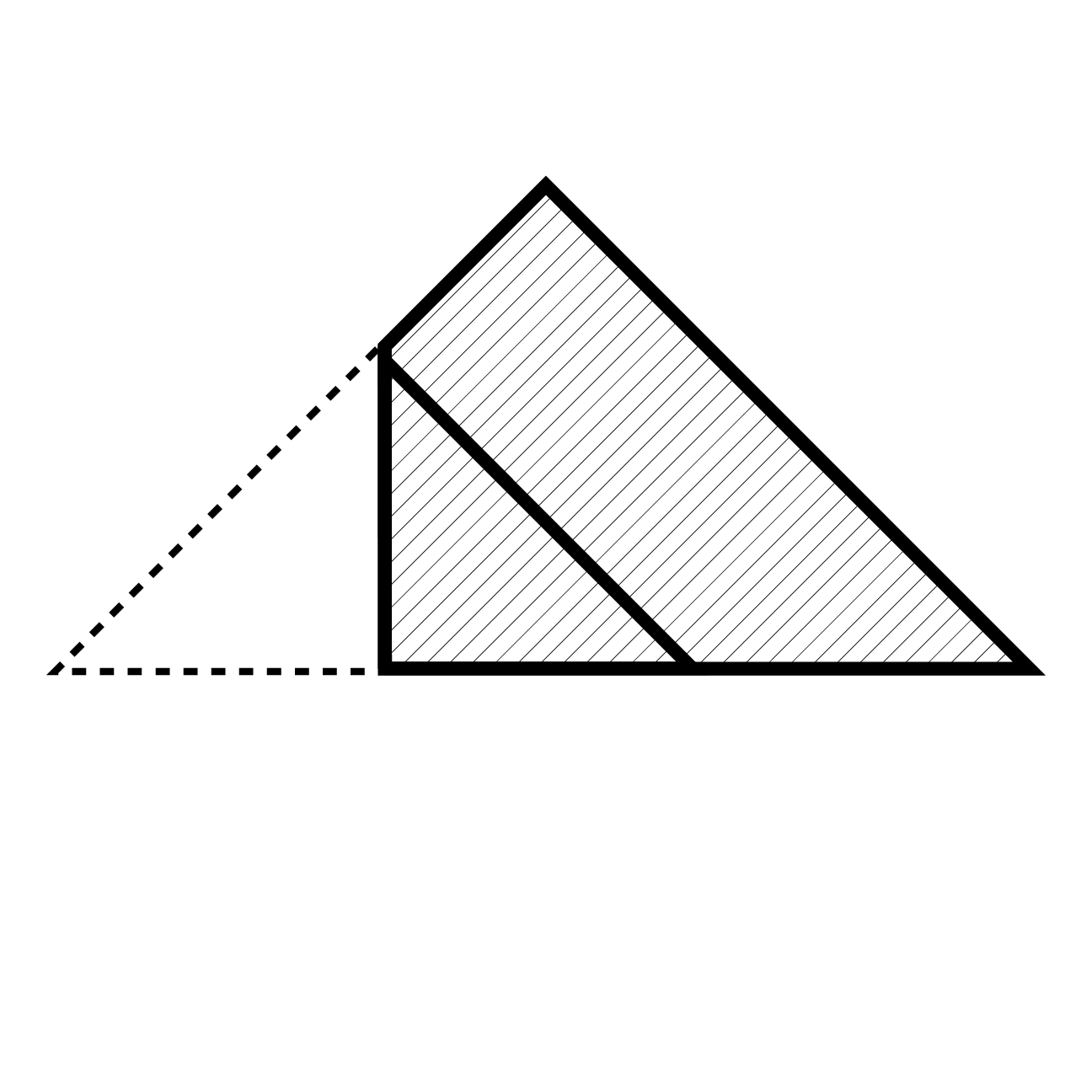 Geometric Triangle Diagram for Educational Purposes