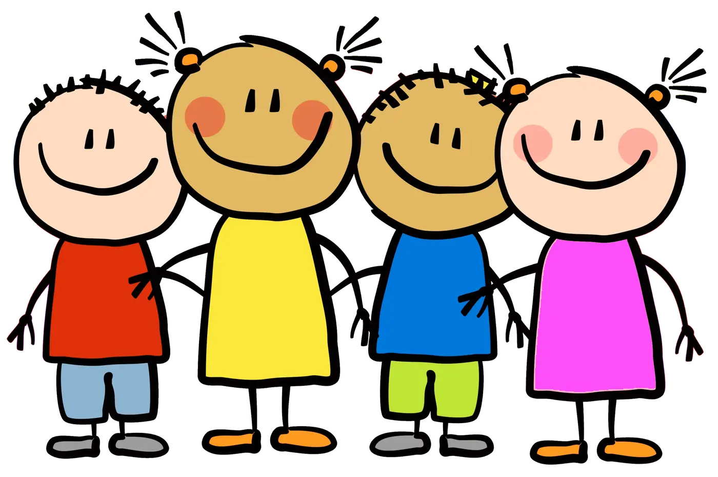Children Cartoon Illustration with Playful Theme
