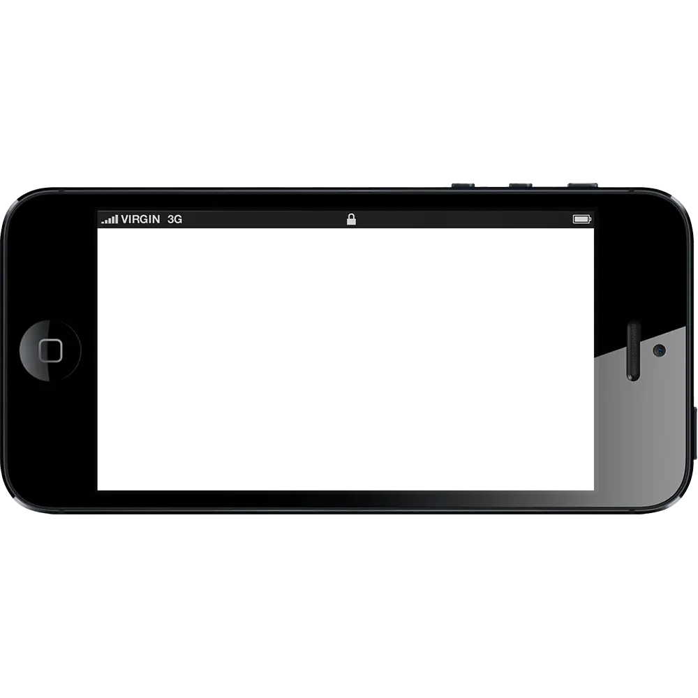 Black Smartphone Frame