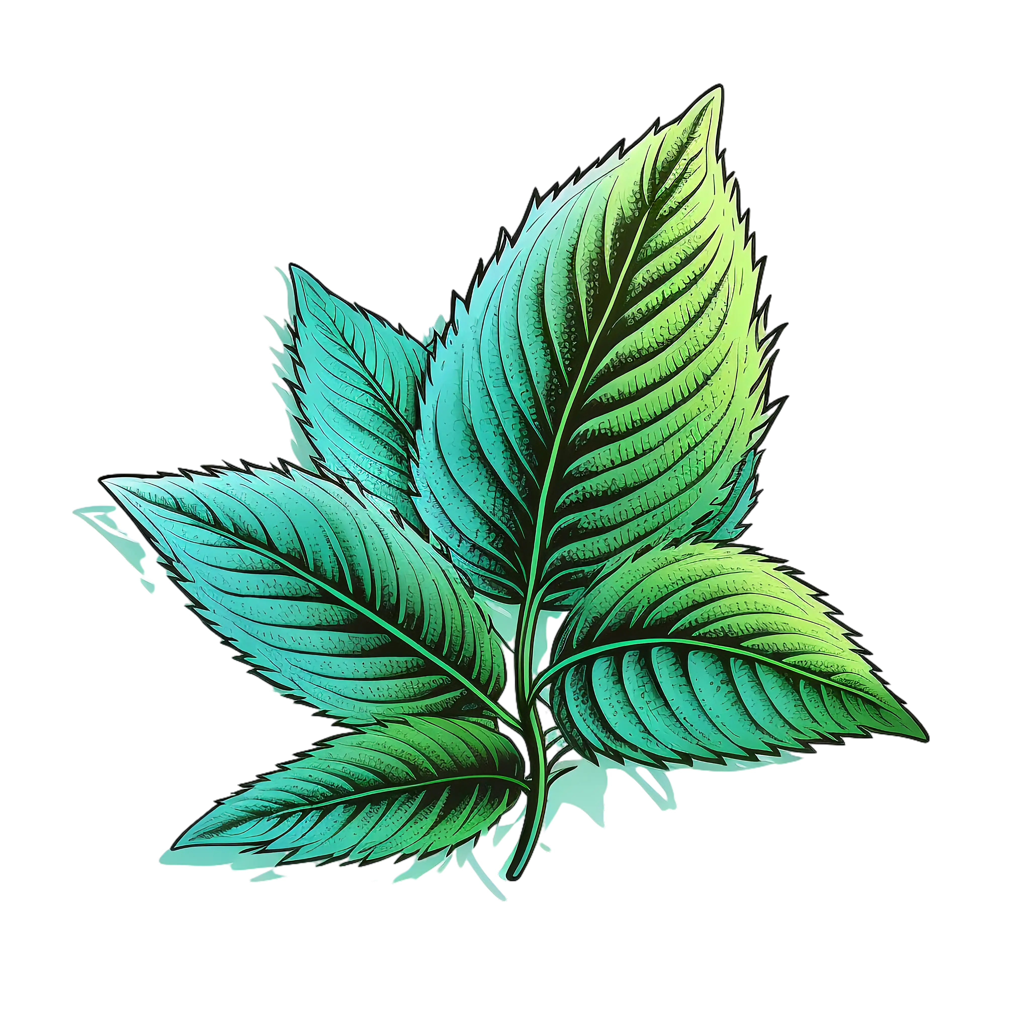 Green Leaves Illustration
