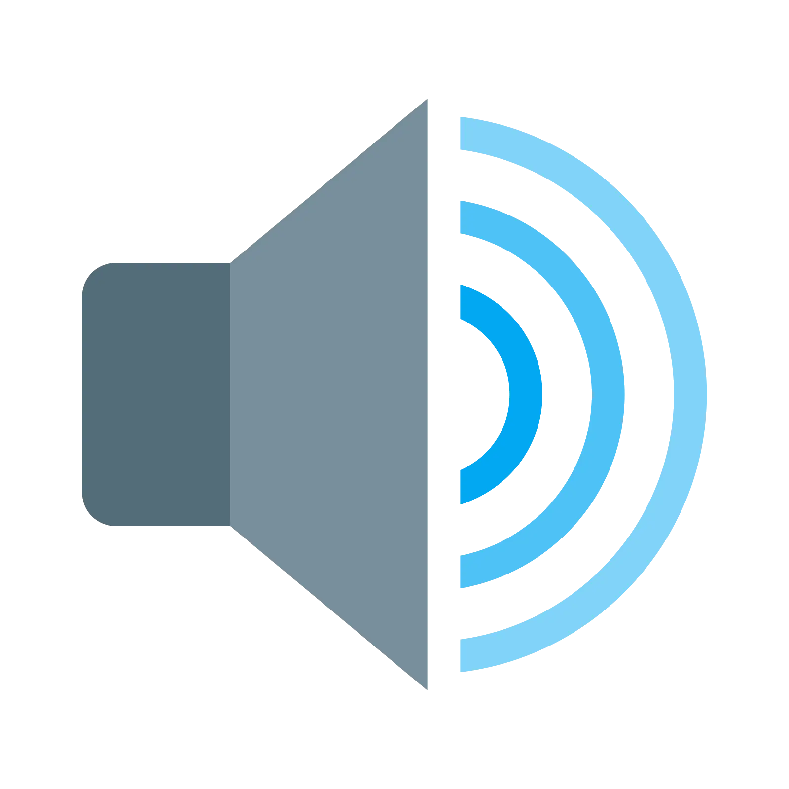 Sound Icon with Audio Waves